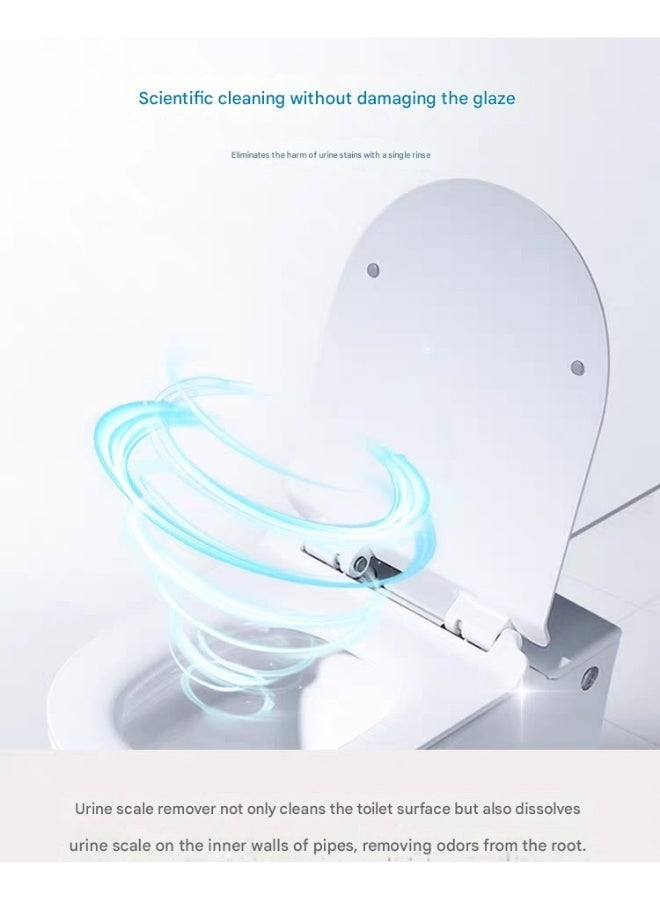 Professional Urolith Dissolving Agent 350g, Heavy Duty Toilet Bowl Cleaner & Urinal Scale Remover, Fast-Acting Limescale & Stubborn Stain Remover for Western & Japanese Toilets, Odor Eliminator & Pipe Declogger, Safe for Glaze & Plastic/Cast Iron Sewers, No-Brush Refreshing Deep Clean Formula - Image 5